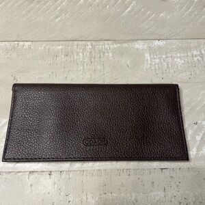 Coach Dark Brown Leather Accessory